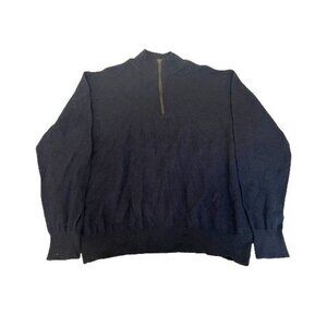 Orvis Sweater Adult 2XL‎ XXL 1/4 Zip Mock Neck Embroidered Logo Outerwear Mens
